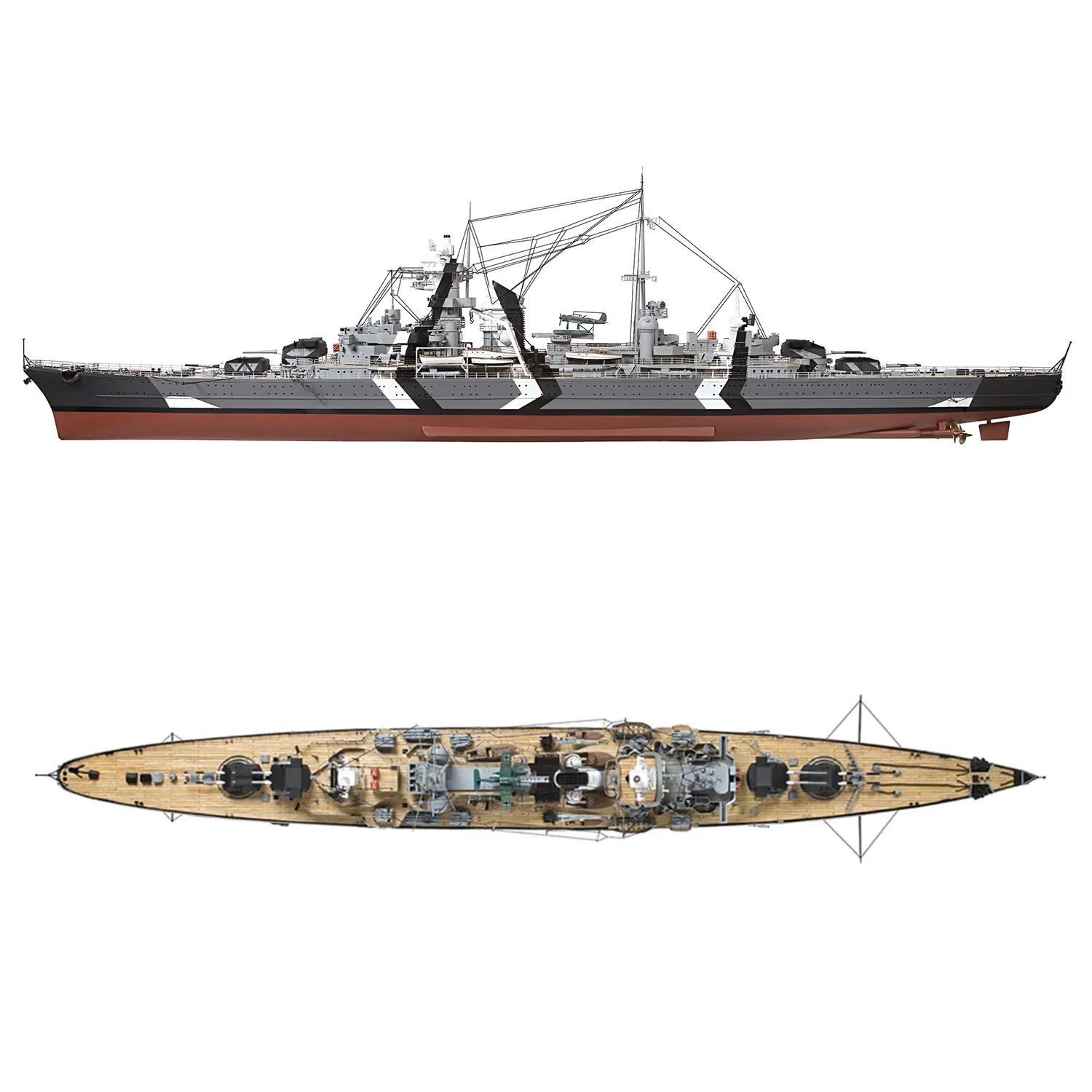 Maqueta Barco Prinz Eugen 1/200 - Occre - Imagen 3