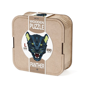 Puzzle Pantera (L) 490 piezas caja de madera - EWA
