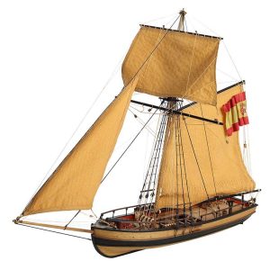 Maqueta Atrevida Lancha Cañonera 1/30 - Disarmodel