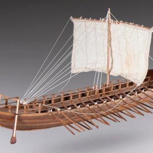 Maqueta Bireme griego siglo VI a. C. - Dusek