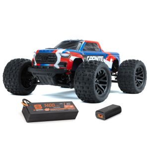 Monster Truck 1/18 GRANITE GROM MEGA 380 Brushed 4X4 RTR con batería y cargador - Arrma