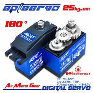 Servo standard digital HV MG 26Kg / 0,18 seg waterproof caja metálica - SPT
