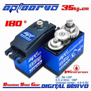 Servo standard digital MG 35Kg / 0,14seg waterproof caja metálica - SPT