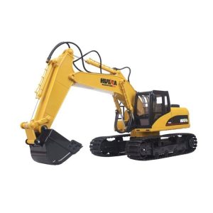 Excavadora RC HUINA 1550 (2.4Ghz.) 1/14 PALA METÁLICA