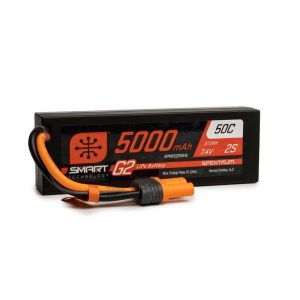 Batería LiPo rígida Smart G2 de 7,4 V, 5000 mAh, 2 S, 50 C: IC5 - Spektrum