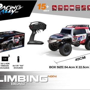 Crawler SUV TOYOTA FJ Cruiser 4x4 1/10 2.4G RTR - Evgatsauto