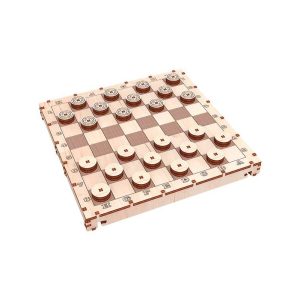 Kit de madera. Damas 105 pzs - Mr. Playwood