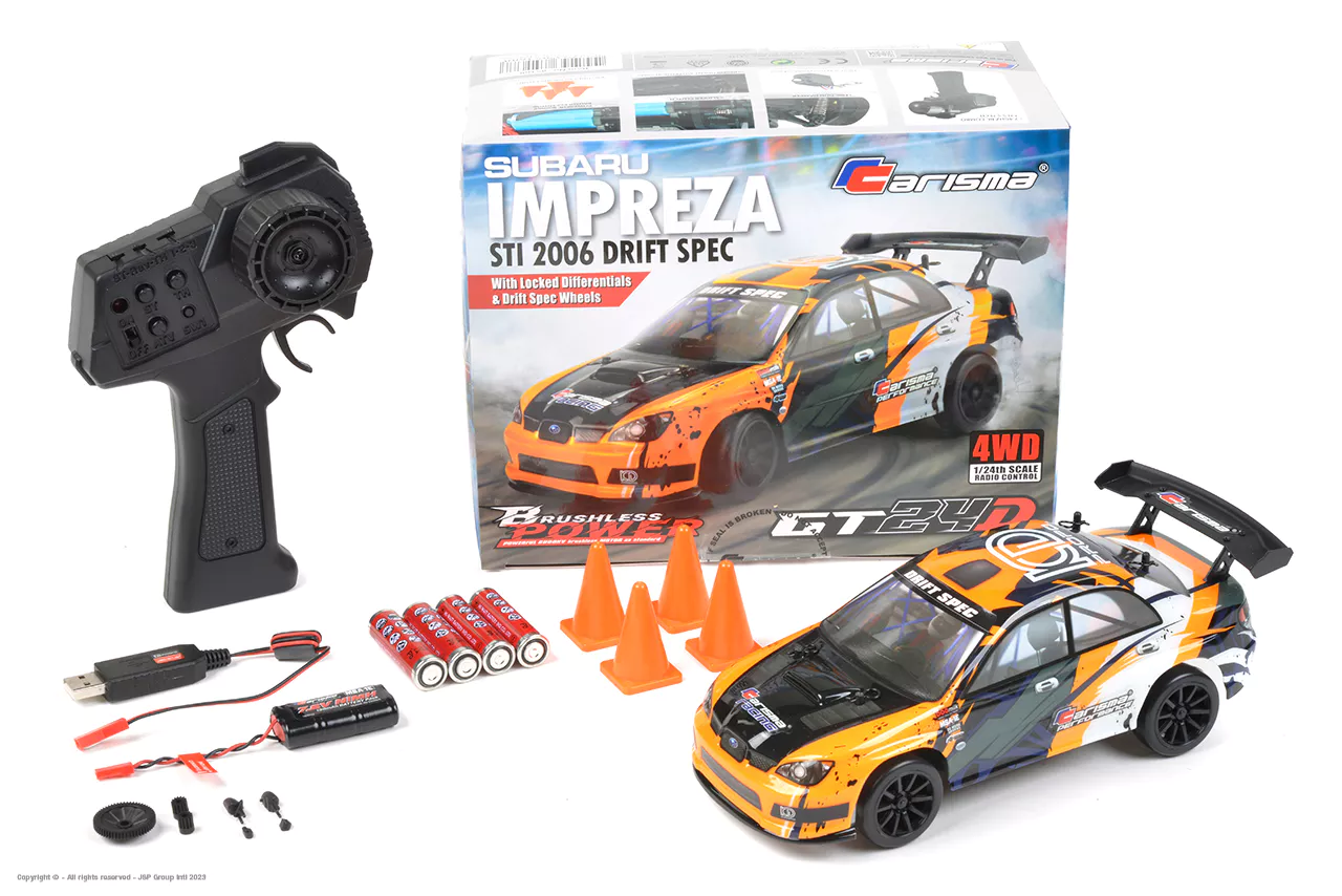 Racing GT24 Subaru STI 2006 Drift Spec 4WD Brushless RTR 1/24 - Carisma - Imagen 6
