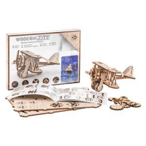 Biplano de madera - Wooden City