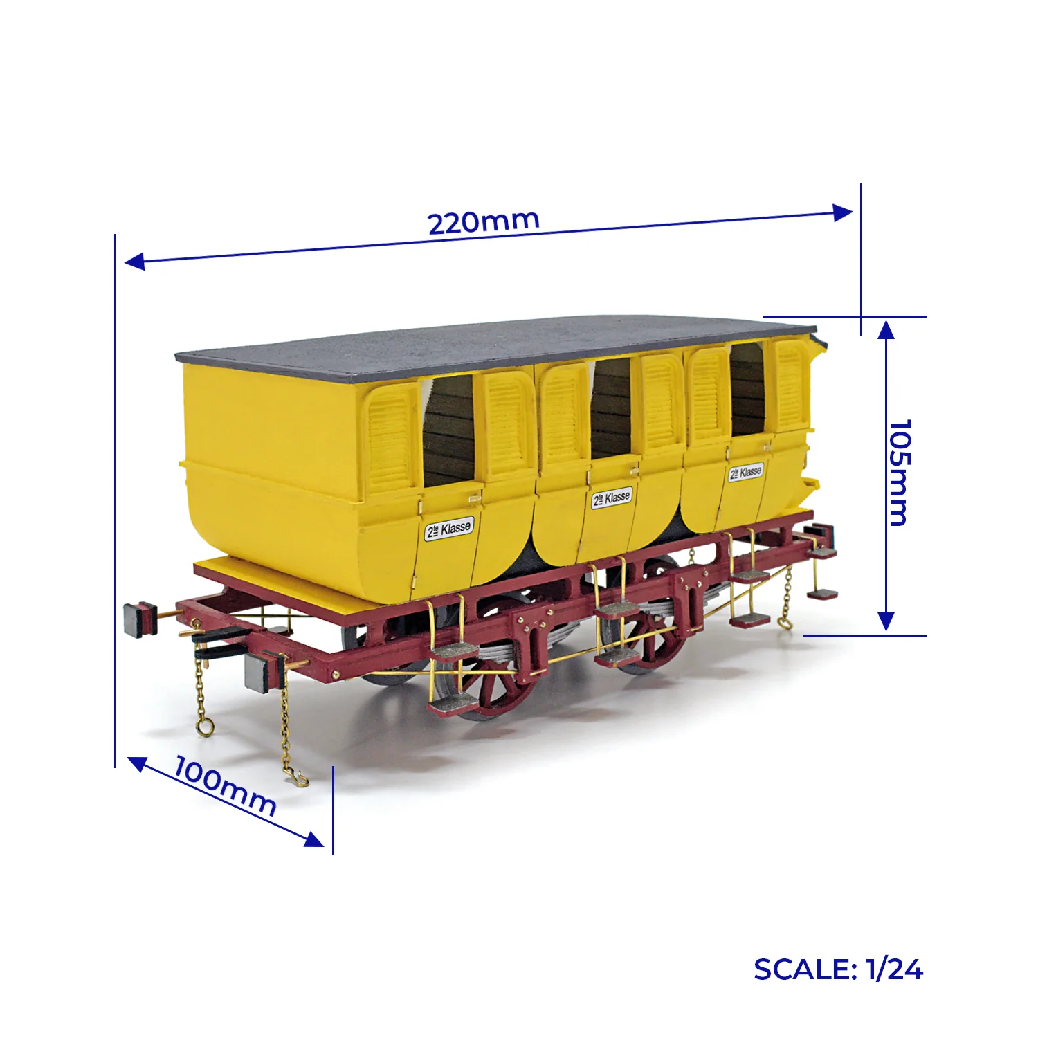 Maqueta Coches Tren Adler - Occre - Imagen 2