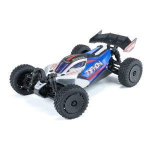 Buggy TYPHON GROM MEGA 380 RTR 1/18 4x4 Con bat./carg. azul/plata - Arrma
