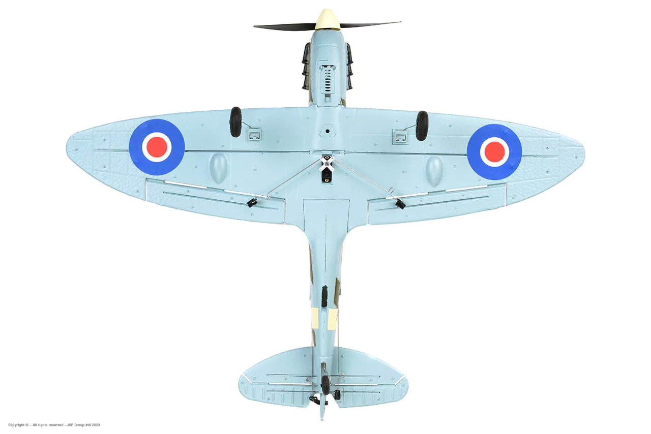 Mini Spitfire MK II verde RTF 450 mm Batería Li-Po 1+1 Cargador USB - EZ-Wings - Imagen 7