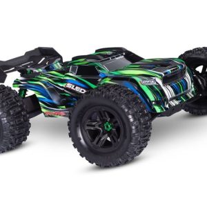 SLEDGE 4x4 verde 1/8 Monster Truck RTR Brushless sin bat/carg - TRAXXAS