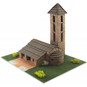 Iglesia de San Miguel de Engolasters de Andorra 1/100 kit de cerámica - Keranova