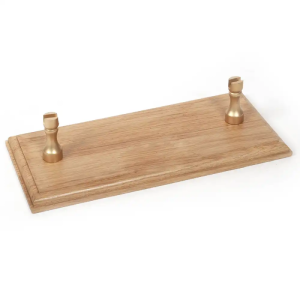 Peana de roble + Soportes metálicos - Occre