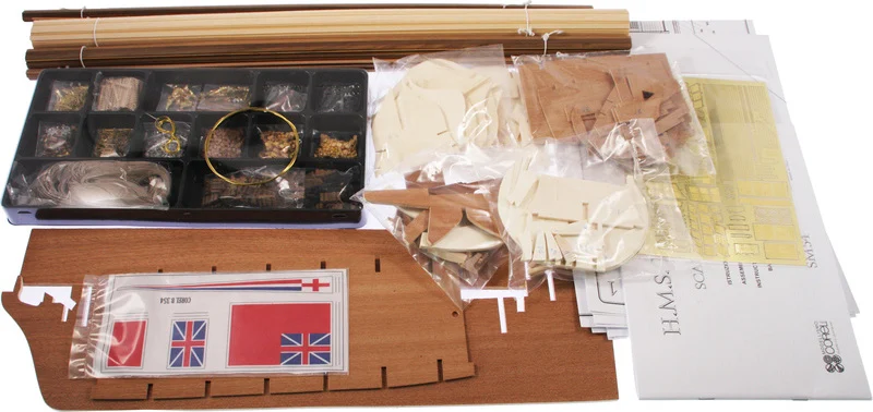 Maqueta H.M.S. Bellona 1760 1/100 - Corel - Imagen 4