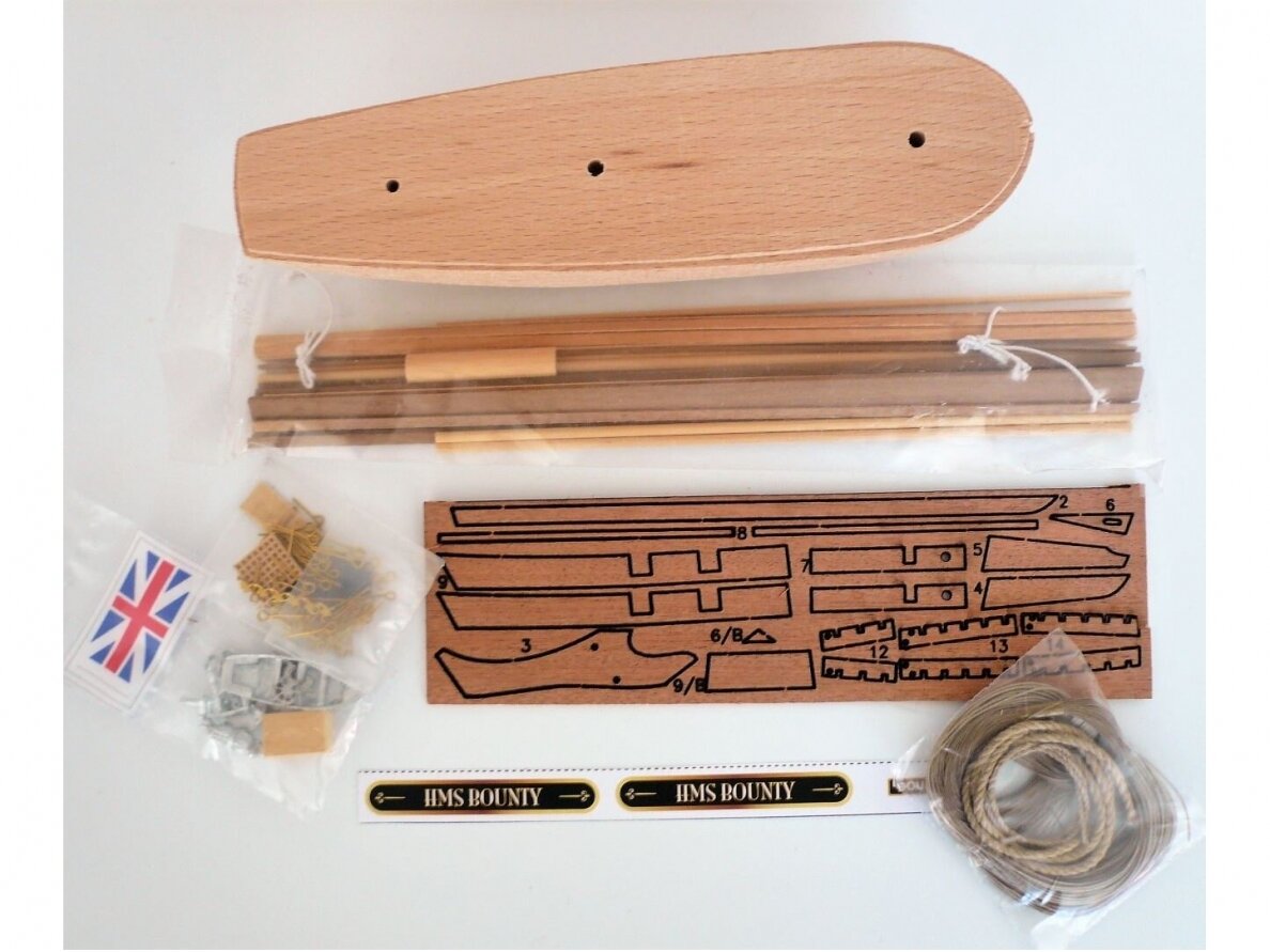 Maqueta Mini Corelline HMS Bounty 1/130 - Corel - Imagen 3