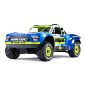 MOJAVE GROM MEGA 380 4X4 Desert Truck 1/18 RTR Azul/Blanco - Arrma