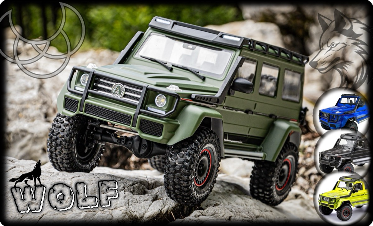 Crawler 1:10 EP CR4.4 "WOLF" blue RTR - Absima - Imagen 7
