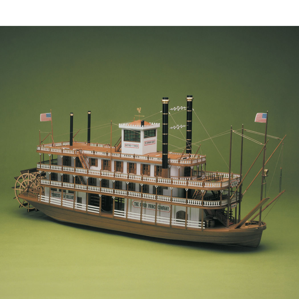 Maqueta Mississippi 1870 1/50 - Mantua Model
