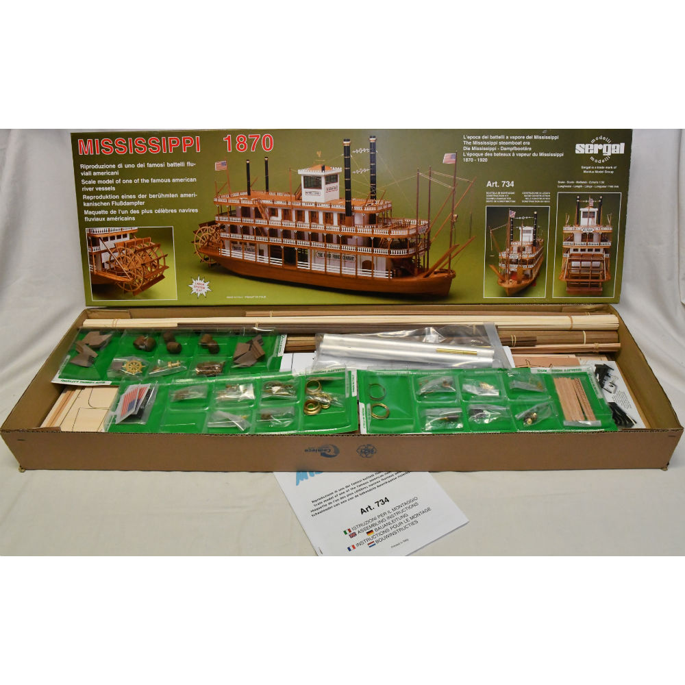 Maqueta Mississippi 1870 1/50 - Mantua Model - Imagen 2