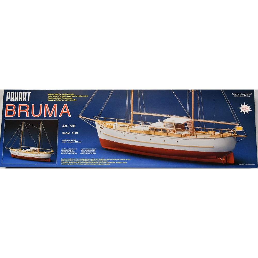 Yate a motor Bruma 1/45 - Mantua Model - Imagen 3
