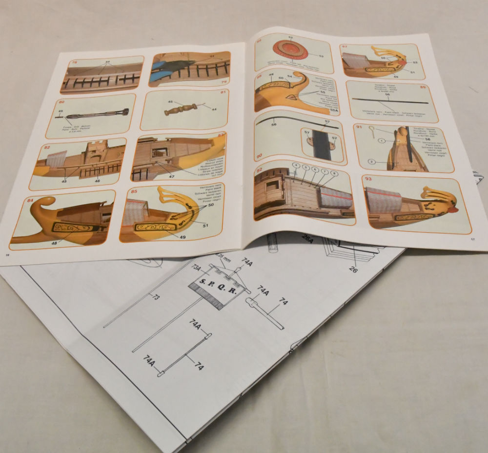 Maqueta Roman Bireme 30BC 1/30 - Mantua Model - Imagen 6