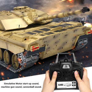Tanque British Challenger II PRO V7.0 Metal 1/16 2.4G - Heng Long