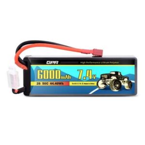 Batería de lipo 7.4V 6000Mah 50C Hardcase - Dean