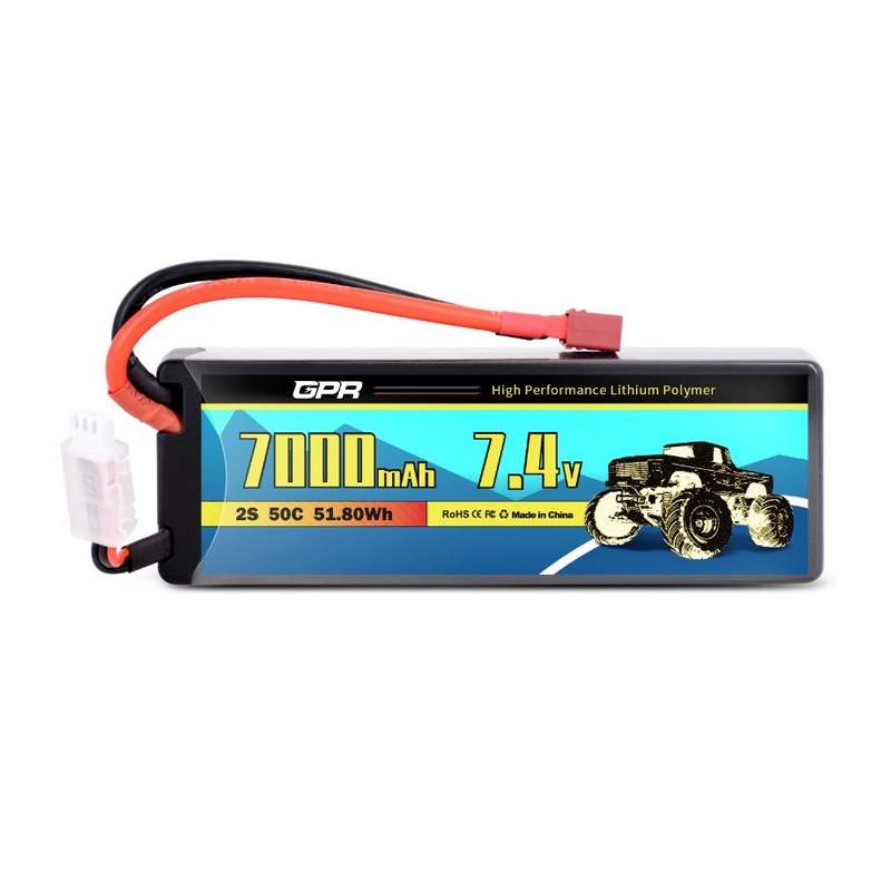Batería de lipo 7.4V 7000Mah 50C Hardcase - Dean