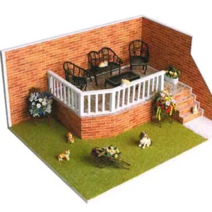 The garden en kit 1/12 - Casas de muñecas
