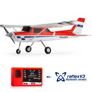 Avión Ranger EP V2 1220 mm con réflex V3 PNP Rojo - FMS