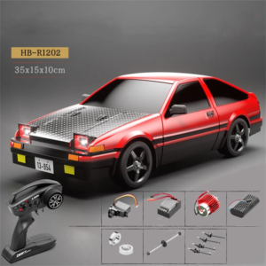 Coche drift Racing Rally 1/12 RTR rojo