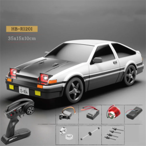 Coche drift Racing Rally 1/12 RTR blanco