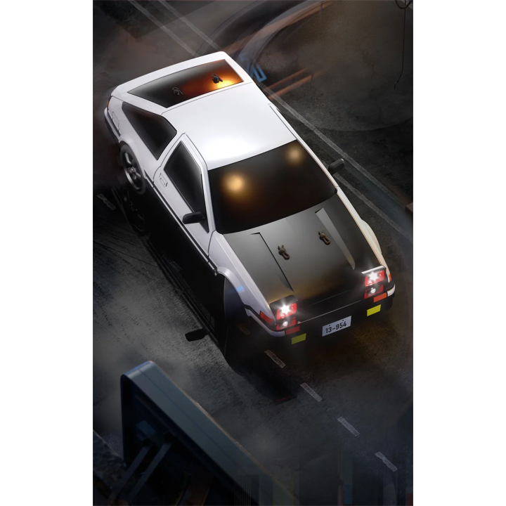 Coche drift Racing Rally 1/12 RTR blanco - Imagen 3