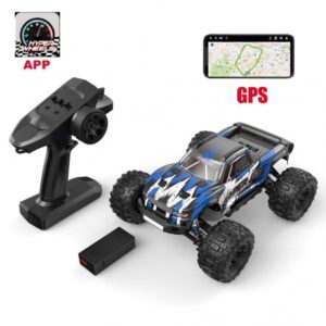 Monster Truck MJX H16 con GPS. Bluetooth Azul 1/16 - Hyper Go