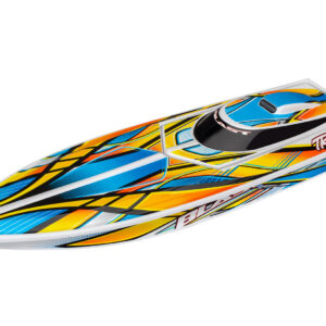 Lancha Blast naranja. Batería/Cargador USB-C - Traxxas