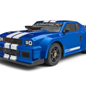 QuantumR Flux 4S 1/8 4WD Muscle Car - Blue - Maverick   Ref.: MV150310