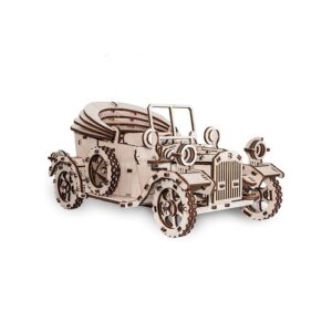 Coche Clásico 315 piezas. Maqueta Mecánica de madera - EWA