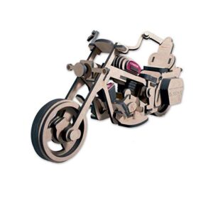 Moto custom en madera kit - Artymon