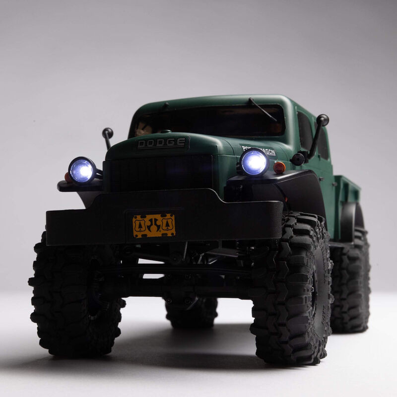 Rock Crawler 1/24 SCX24 Dodge Power Wagon 4X4 RTR Brushed Verde (Bat. y Carg.) - Axial - Imagen 14