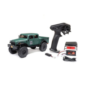 Rock Crawler 1/24 SCX24 Dodge Power Wagon 4X4 RTR Brushed Verde (Bat. y Carg.) - Axial