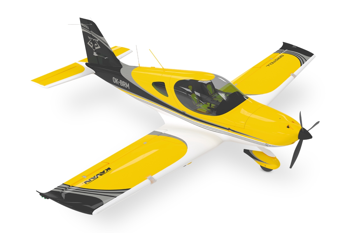 Bristell B23 brushless 1600mm ARF Amarillo - Kavan