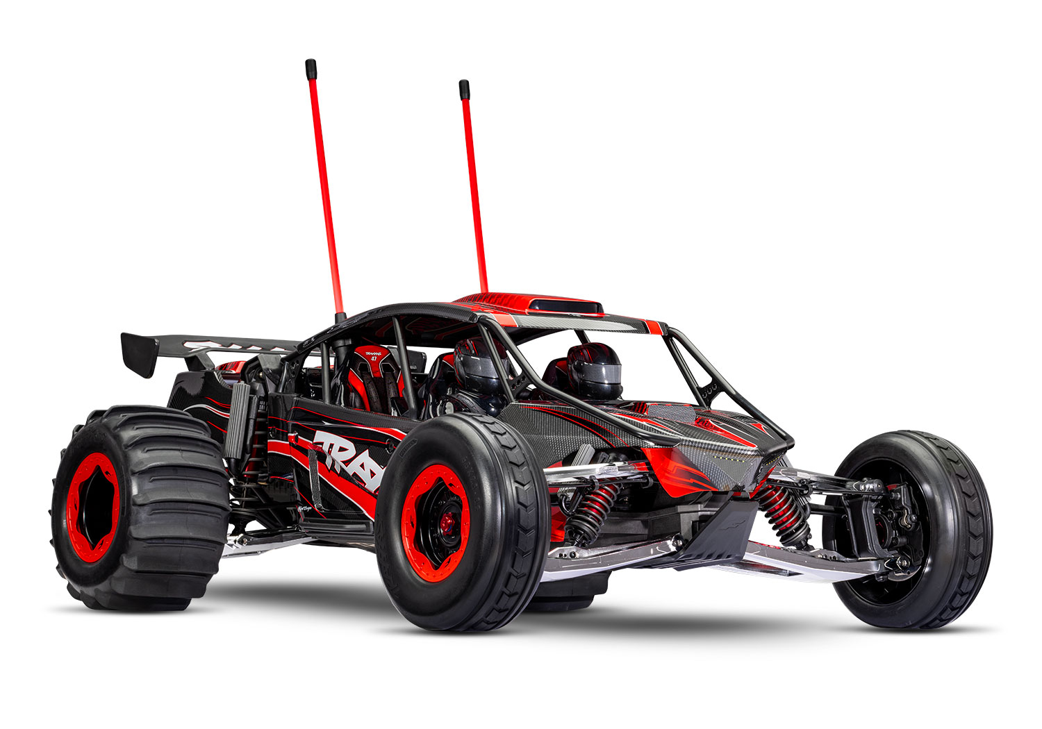 Pro Scale 1/7 Sand Car Rojo Funco Motorsports - Traxxas