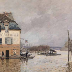 Puzzle Barco en la inundación 2000 piezas de Sisley. - Ricordi