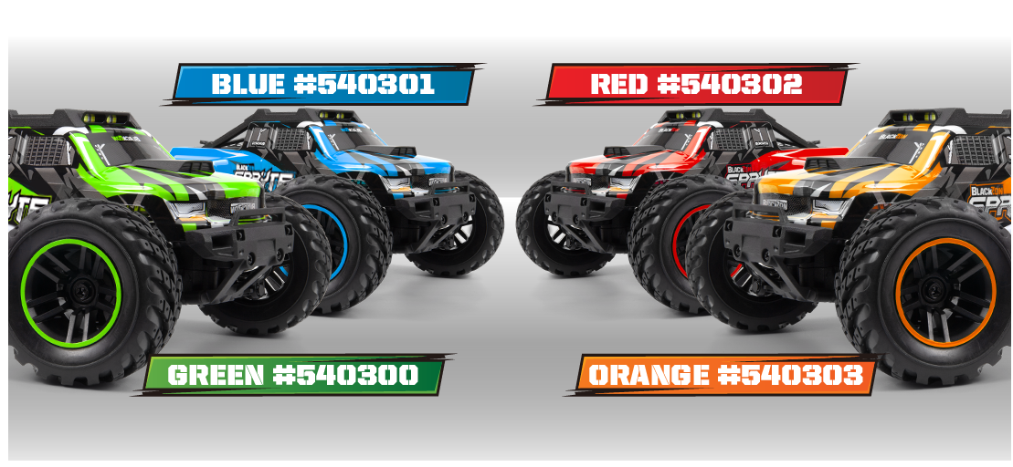 Spryte MT 1/20 4WD Electric Monster Truck Blue - Blackzon - Imagen 7