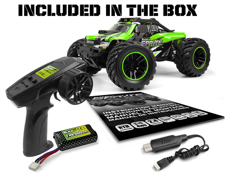 Spryte MT 1/20 4WD Electric Monster Truck Orange - Blackzon - Imagen 8
