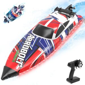 Lancha RC Arrobolt Lumen S RTR Brushless 60 Km/h roja - Volantex RC