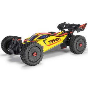 Buggy TYPHON MEGA 665 4X4 RTR Brushed 1/8 Yellow - Arrma