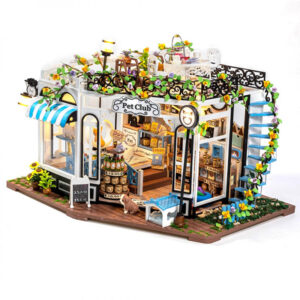 Casa en miniatura 1/24 rompecabezas 3D El club de mascotas - CuteBee